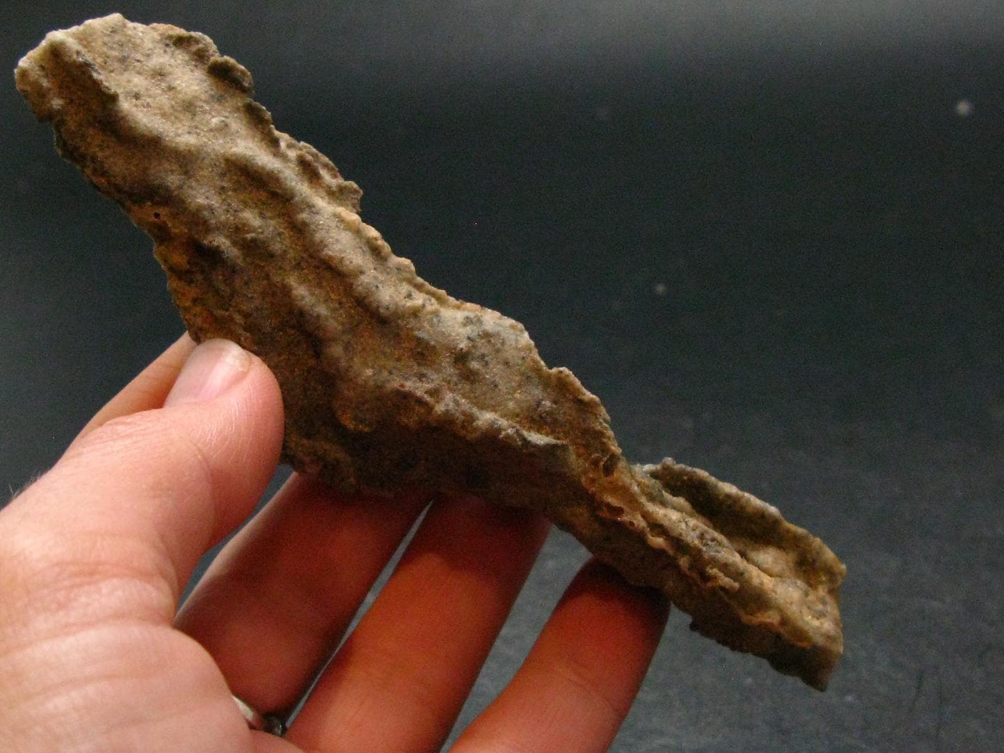 Large Fulgurite Lightning Rock From Sahara Desert - 4.5"