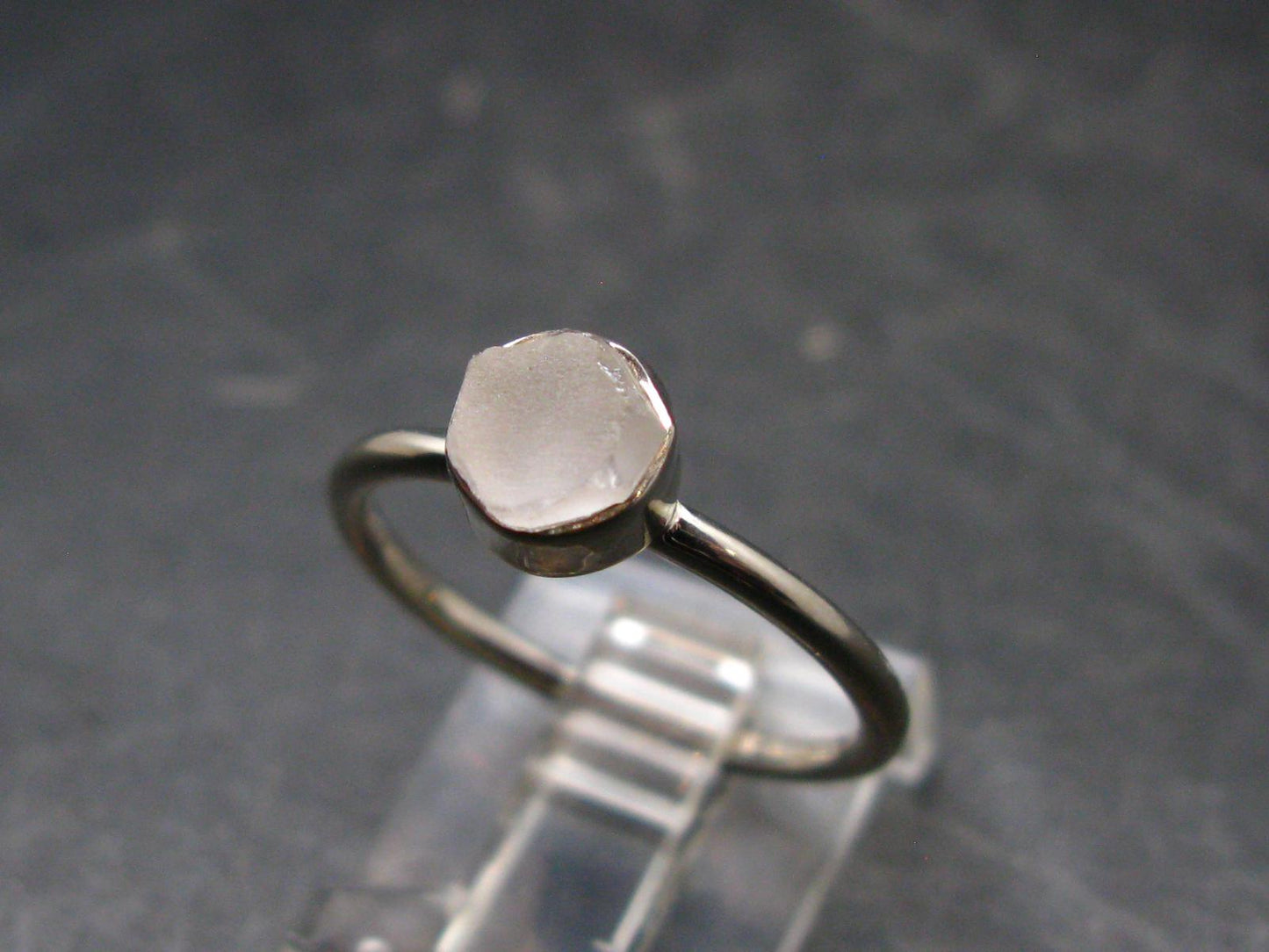 Phenakite Phenacite Sterling Silver Size 8 Ring from Russia - 1.94 Grams