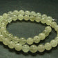 Gem Libyan Desert Glass Tektite Necklace 10 mm Beads from Libya - 19" - 49.0 Grams