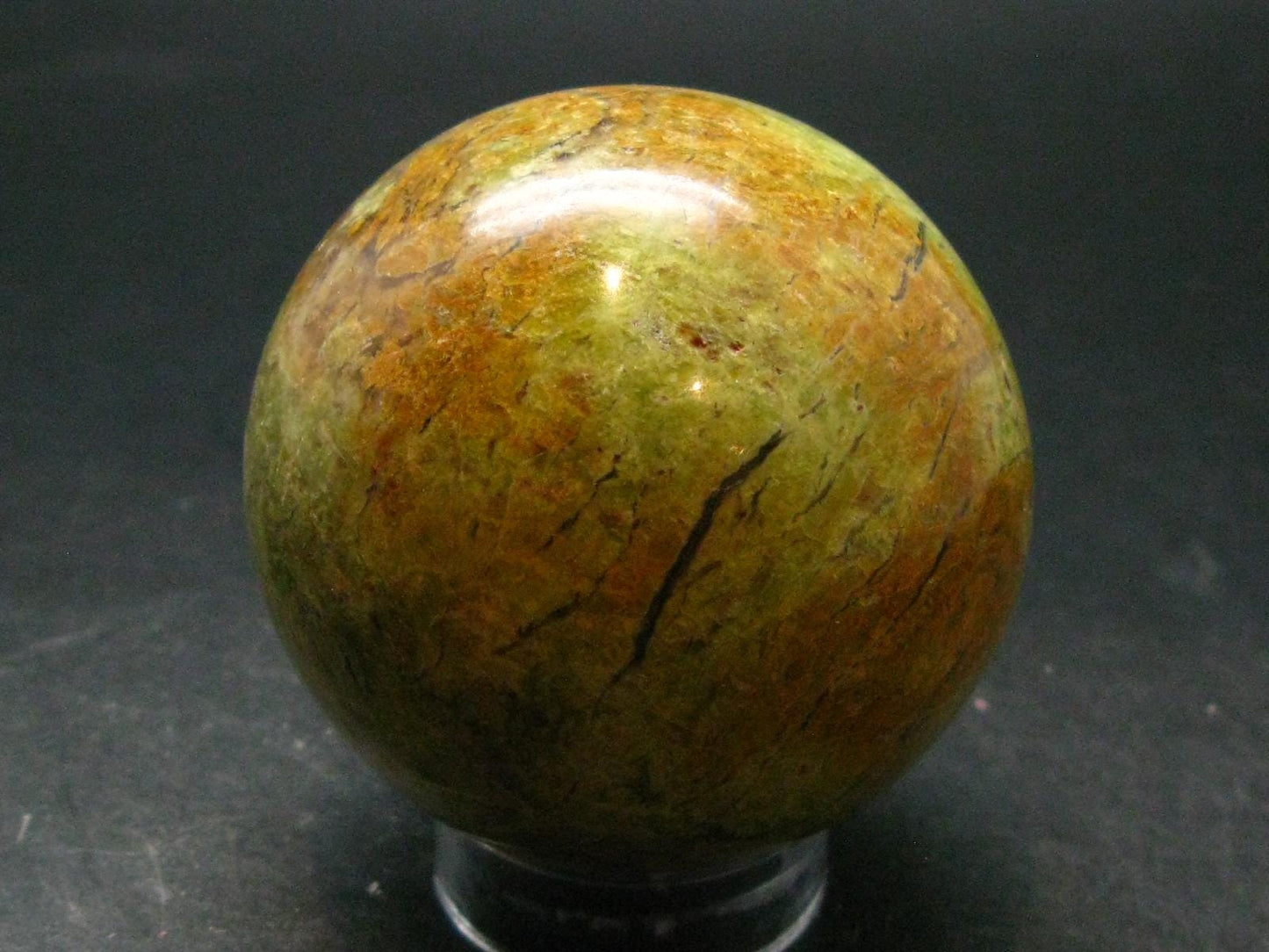 Rare Green Opal Sphere From Peru- 2.3" - 224.0 Grams