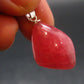 Rhodochrosite Sterling Silver Pendant From Alma Colorado - 1.1" - 3.86 Grams
