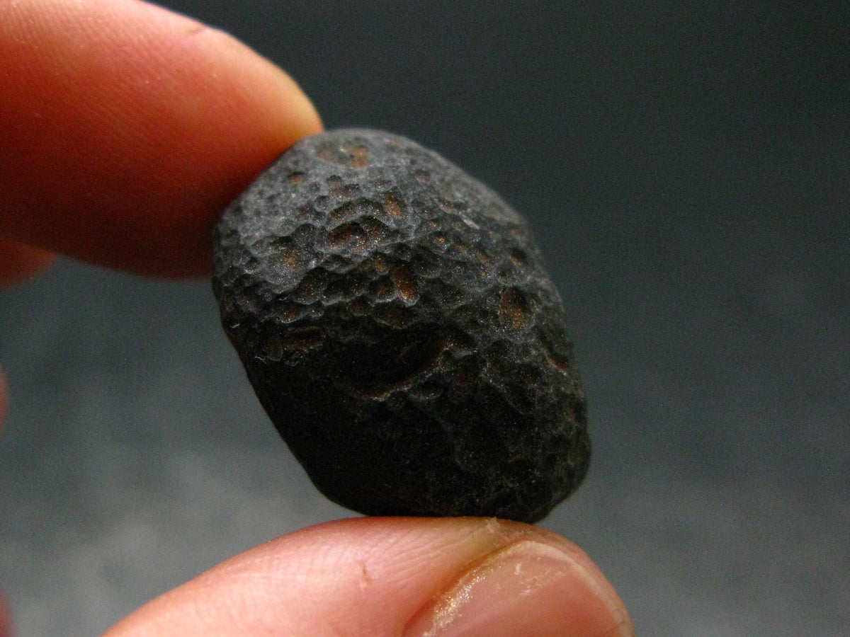 Rare Saffordite Cintamani Stone Pseudotektite Piece from Arizona USA - 37.90 Carats - 0.9"