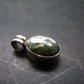 Seraphinite Clinochlore Silver Pendant From Russia - 0.9''