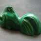 Rich Vivid Vibrant Green Malachite Fish From Congo - 2.6"