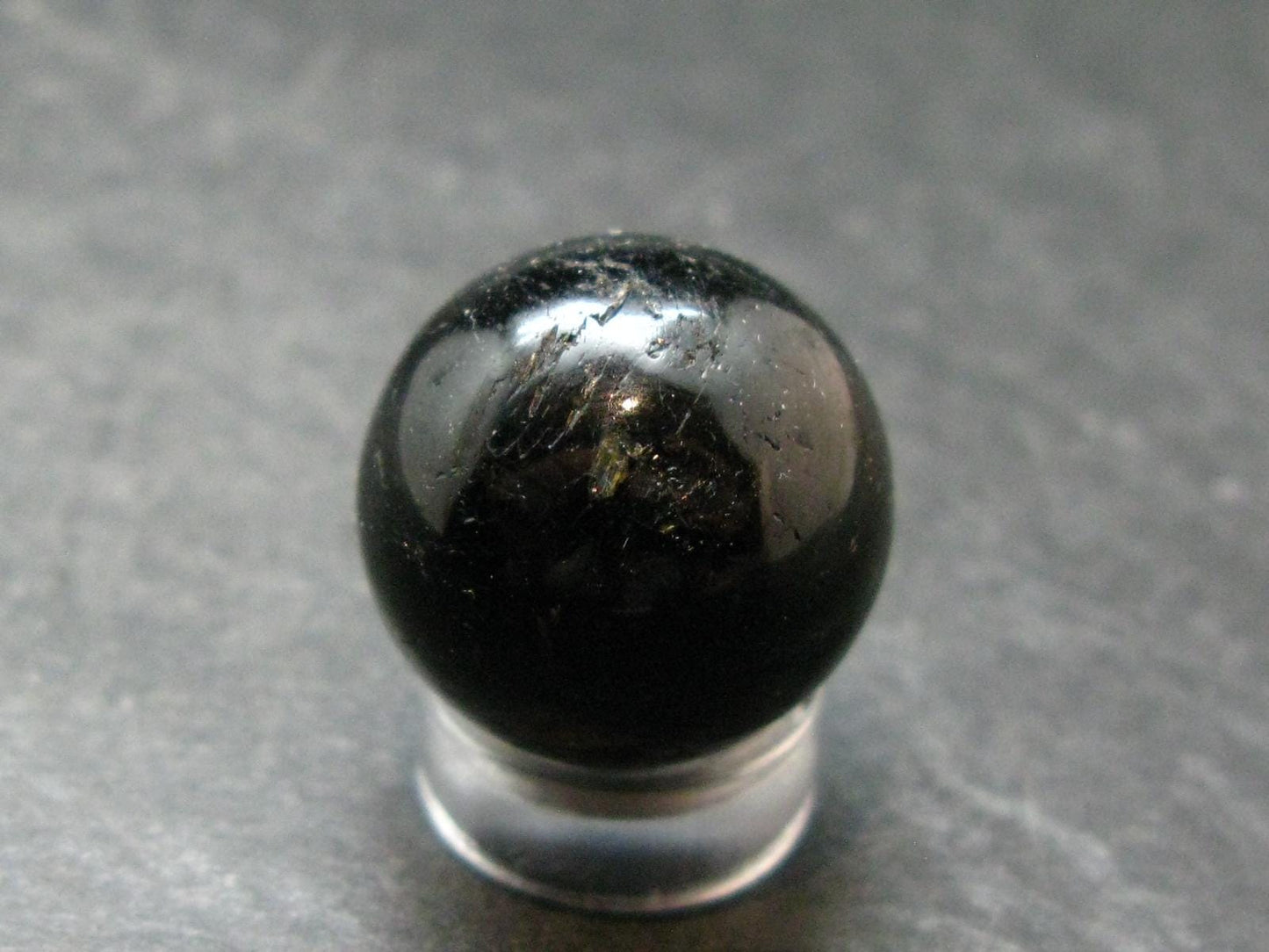 Nuumite Nuummite Sphere Ball From Greenland - 0.8" - 12.75 Grams