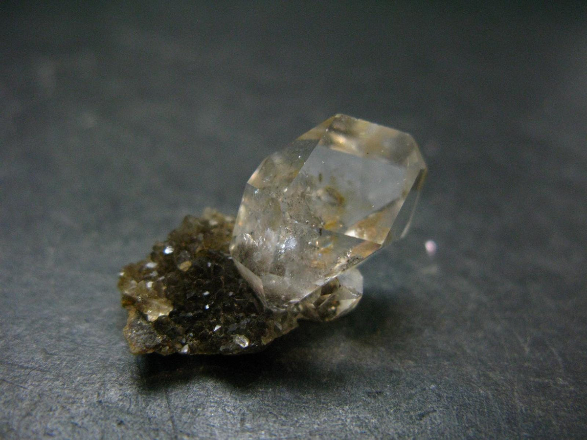 Fine Herkimer Diamond Quartz Crystal From New York - 1.0" - 3.64 Grams