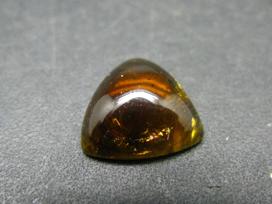 Green Tourmaline Cabochon From Brazil - 6.51 Carats - 12x12mm