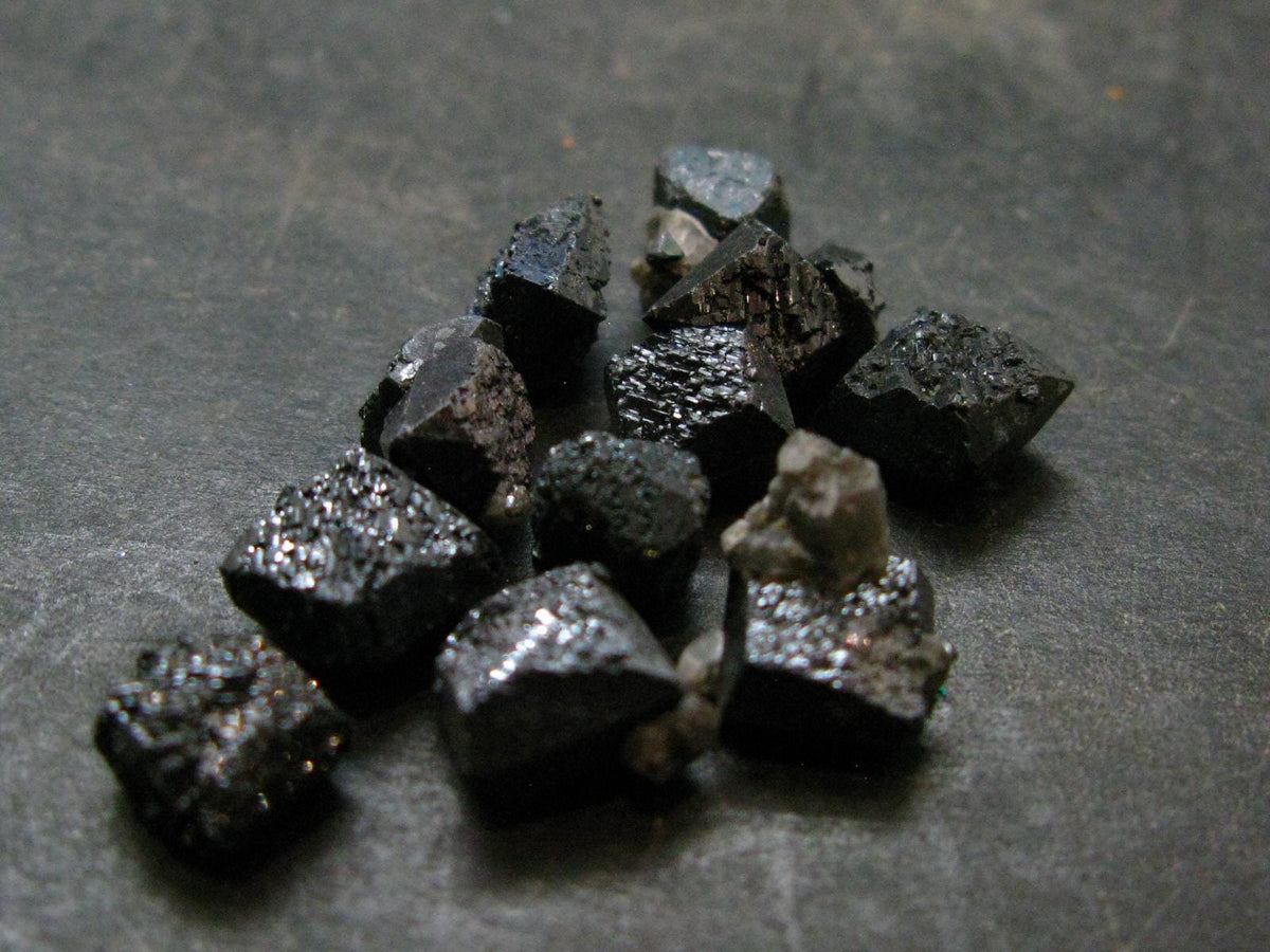 Lot of 10 Brookite Crystals From Arkansas - 7.12 Grams