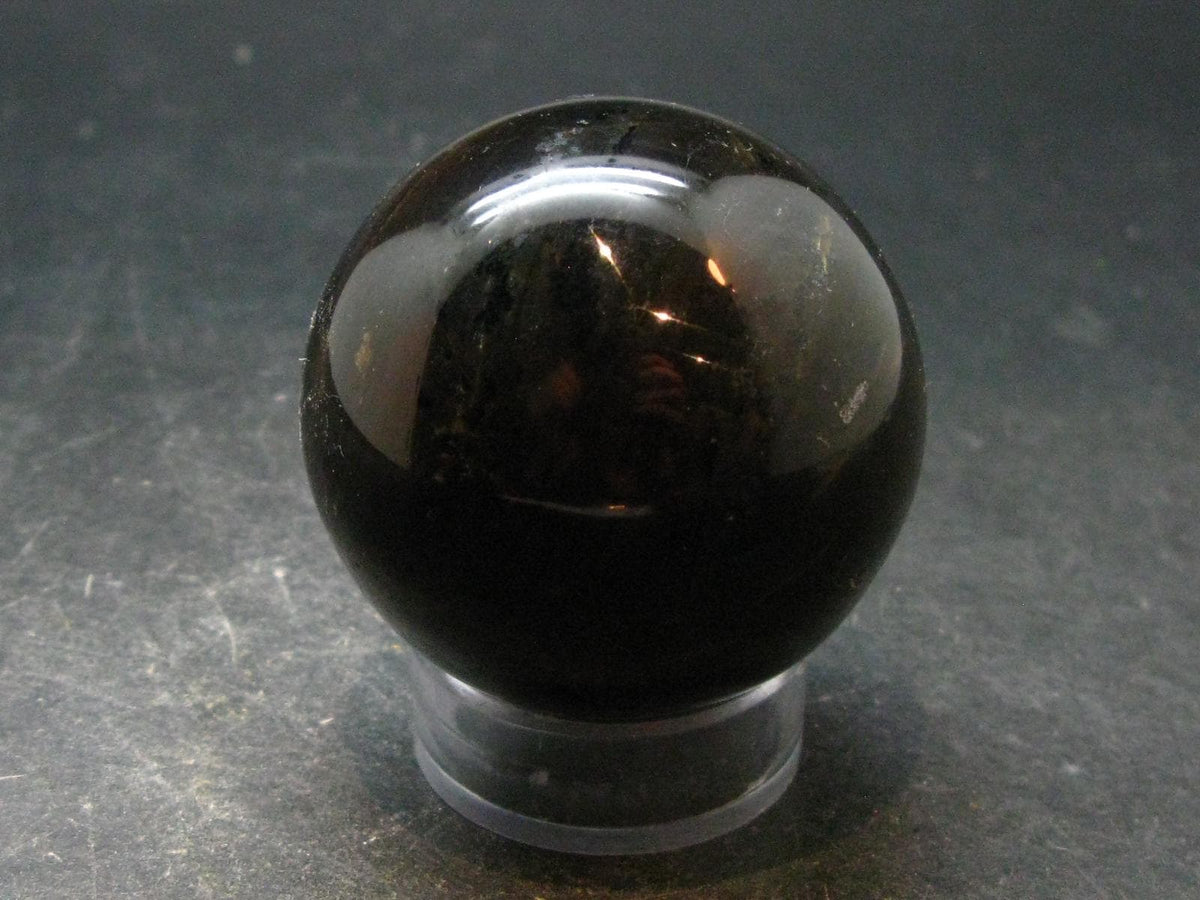 Rare Blue Amber Ball Sphere Fluorescent From Indonesia - 1.8" - 55.75 Grams