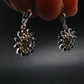 Moldavite Tektite Silver Earrings from Czech Republic - 3.92 Grams