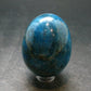 Large Neon Blue Apatite Egg from Madagascar - 137.90 Grams - 2.1"