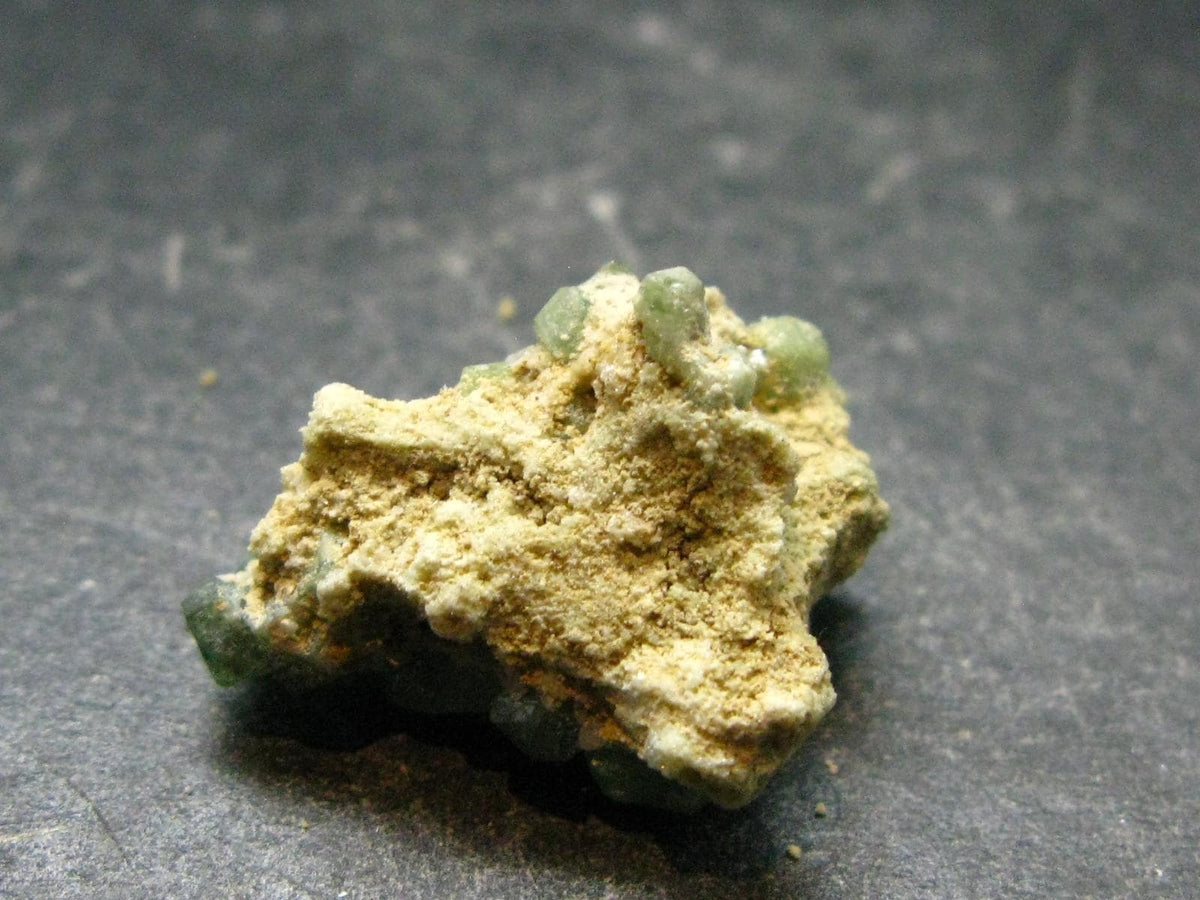Rare Demantoid Garnet Cluster from Madagascar - 0.9" - 3.38 Grams