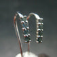 Genuine Alexandrite Gem Silver Earrings From Russia - 0.92 Grams
