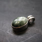 Seraphinite Clinochlore Silver Pendant From Russia - 0.9''