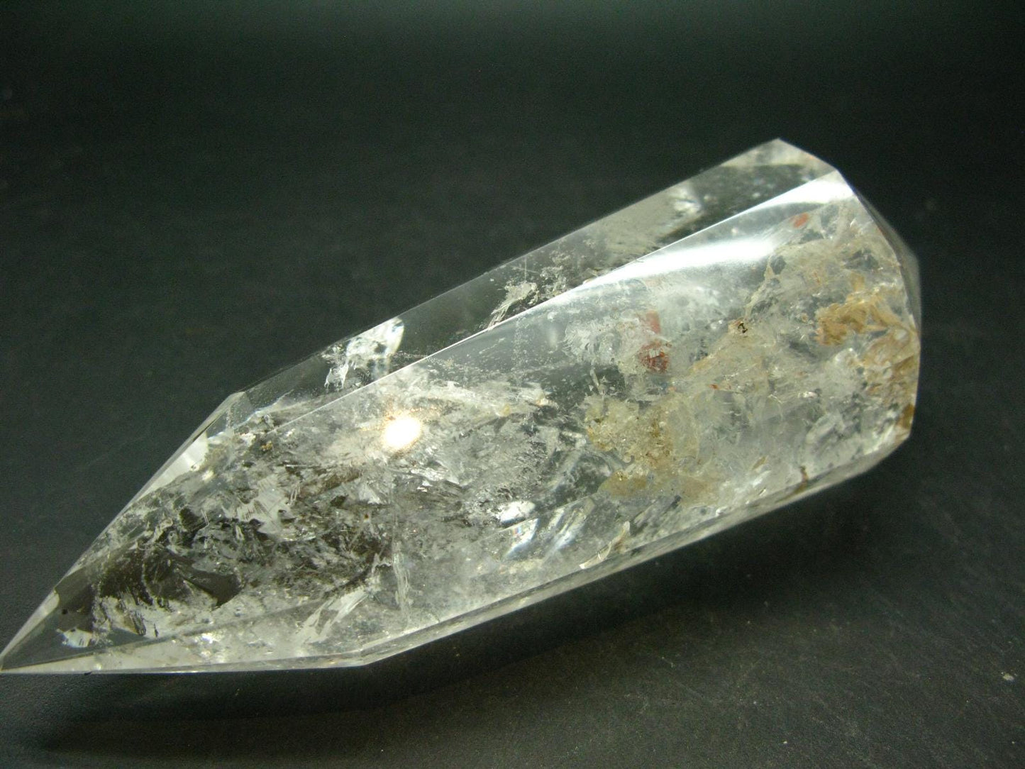 Perfect 12 Sided Quartz Vogel Crystal Healing Wand - 5.3" - 340.16 Grams