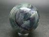 Gem Purple + Green Fluorite Sphere from China - 1.6"
