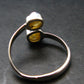Green Herderite Silver Ring From Brazil - 2.18 Grams - Size 9
