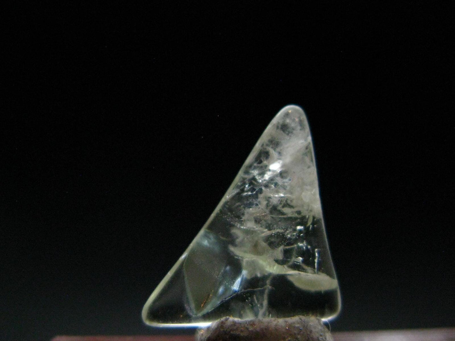 Gem Green Herderite Tumbled Stone From Pakistan - 2.20 Carats - 0.5"