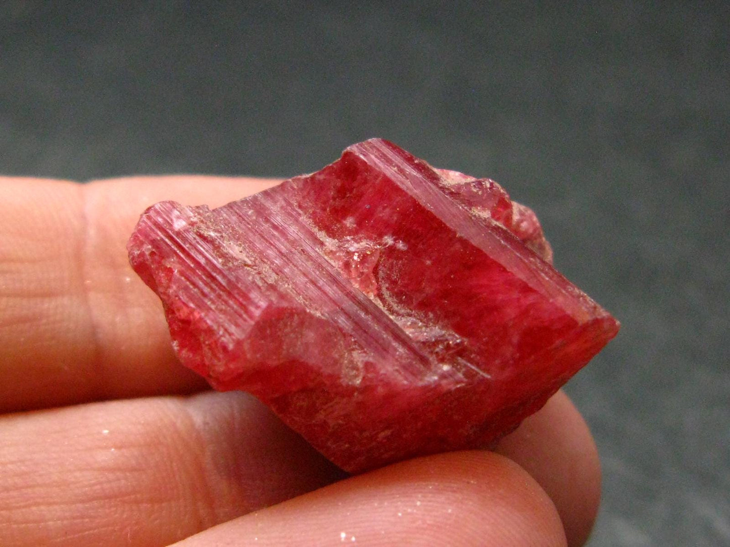 Large Rhodonite Rodonite Crystal From Brazil - 10.57 Grams - 1.1"