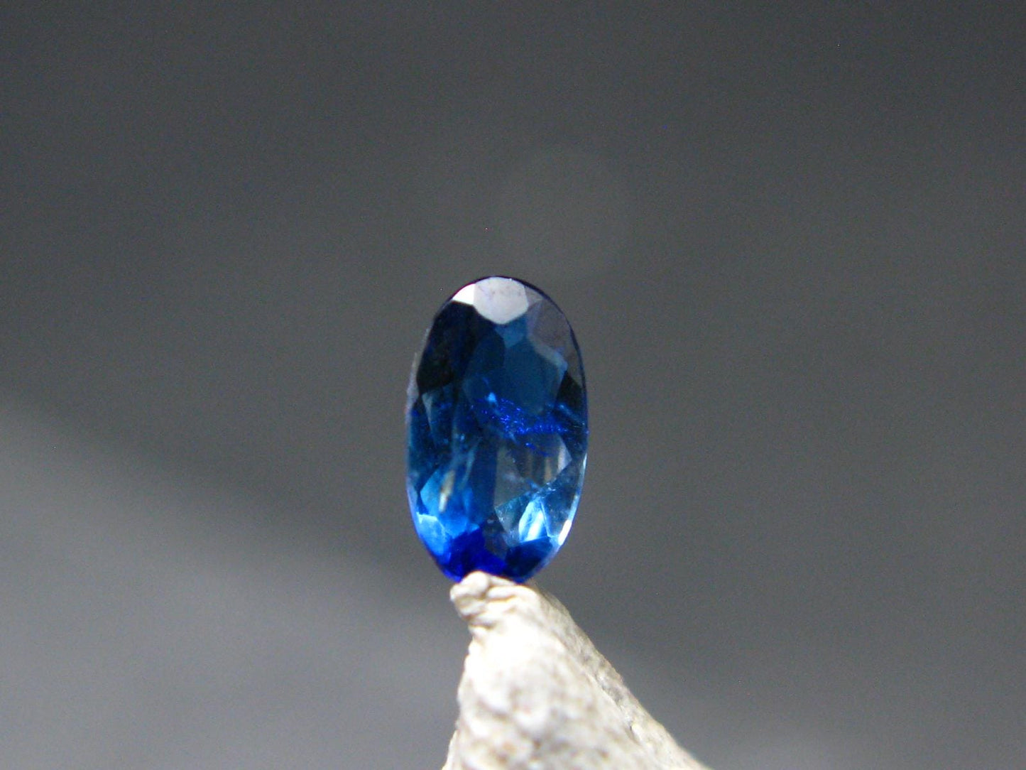 Rare Lazulite Cut Stone from Canada - 0.15 Carats - 5x3mm