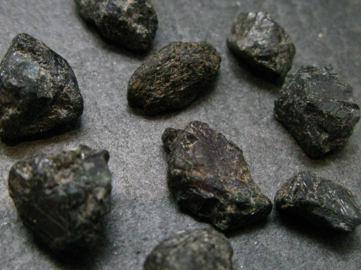 Lot of 10 Rare Alexandrite Chrysoberyl Crystals From Brazil - 46.45 Carats
