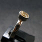 Gray Herderite Silver Ring from Africa - Size 6 - 1.73 Grams