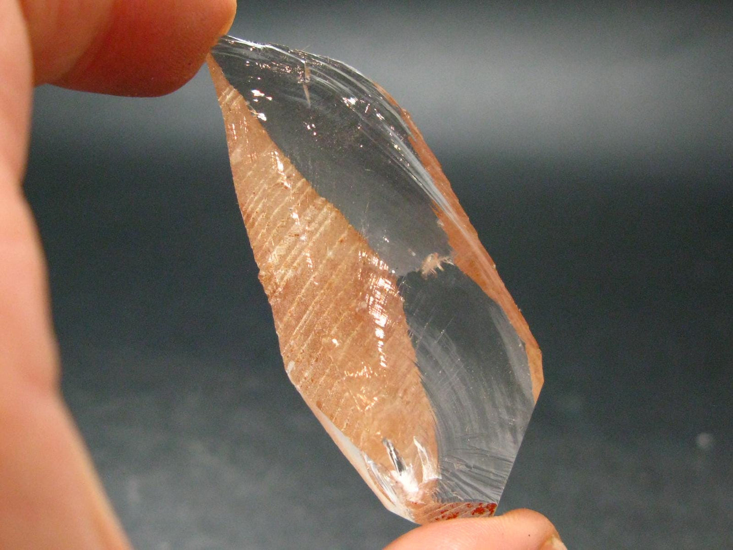 Large red Lemurian Seed Quartz Crystal From Brazil - 2.2" - 16.11 Grams