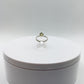 Chrysoberyl Raw Stone Ring Gemstone Silver Minimalist Jewelry Natural Crystal Gift - Sizes: 6, 7, 8
