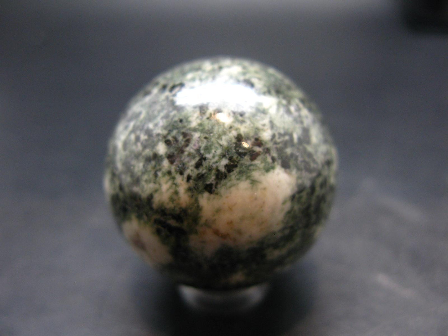 Rare Stonehenge Bluestone Sphere Ball From Wales UK - 1.3" - 68.33 Grams
