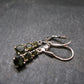 Moldavite Tektite Silver Earrings from Czech Republic - 2.20 Grams
