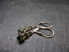 Moldavite Tektite Silver Earrings from Czech Republic - 2.20 Grams