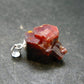 Vanadinite Crystal Silver Pendant From Morocco - 0.9" - 5.86 Grams