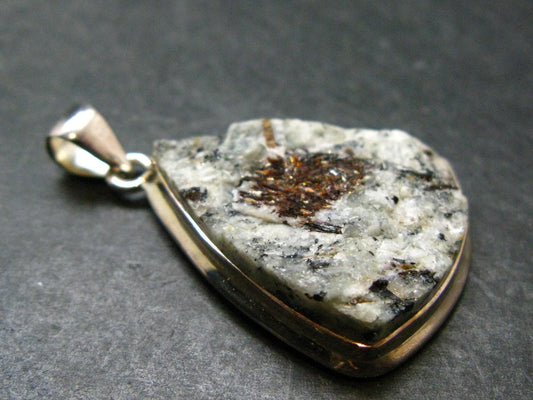 Astrophylite Astrophyllite Silver Pendant From Russia - 1.7" - 11.28 Grams