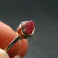 Bixbite Red Emerald Beryl Silver Ring From Utah USA - Size 8 - 1.86 Grams
