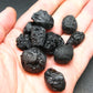 Nice Lot of 10 Tibetan Tektite Pieces From Tibet - 50 Grams