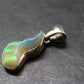 Opal Sterling Silver Pendant From Ethiopia - 0.9" - 1.83 Grams