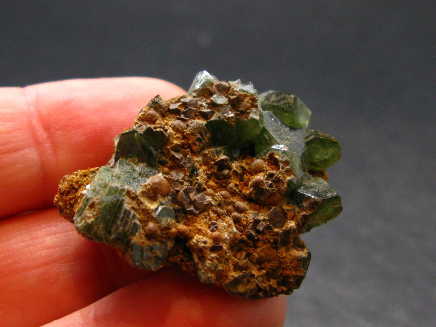 Ludlamite Cluster From Bolivia - 1.3" - 10.80 Grams