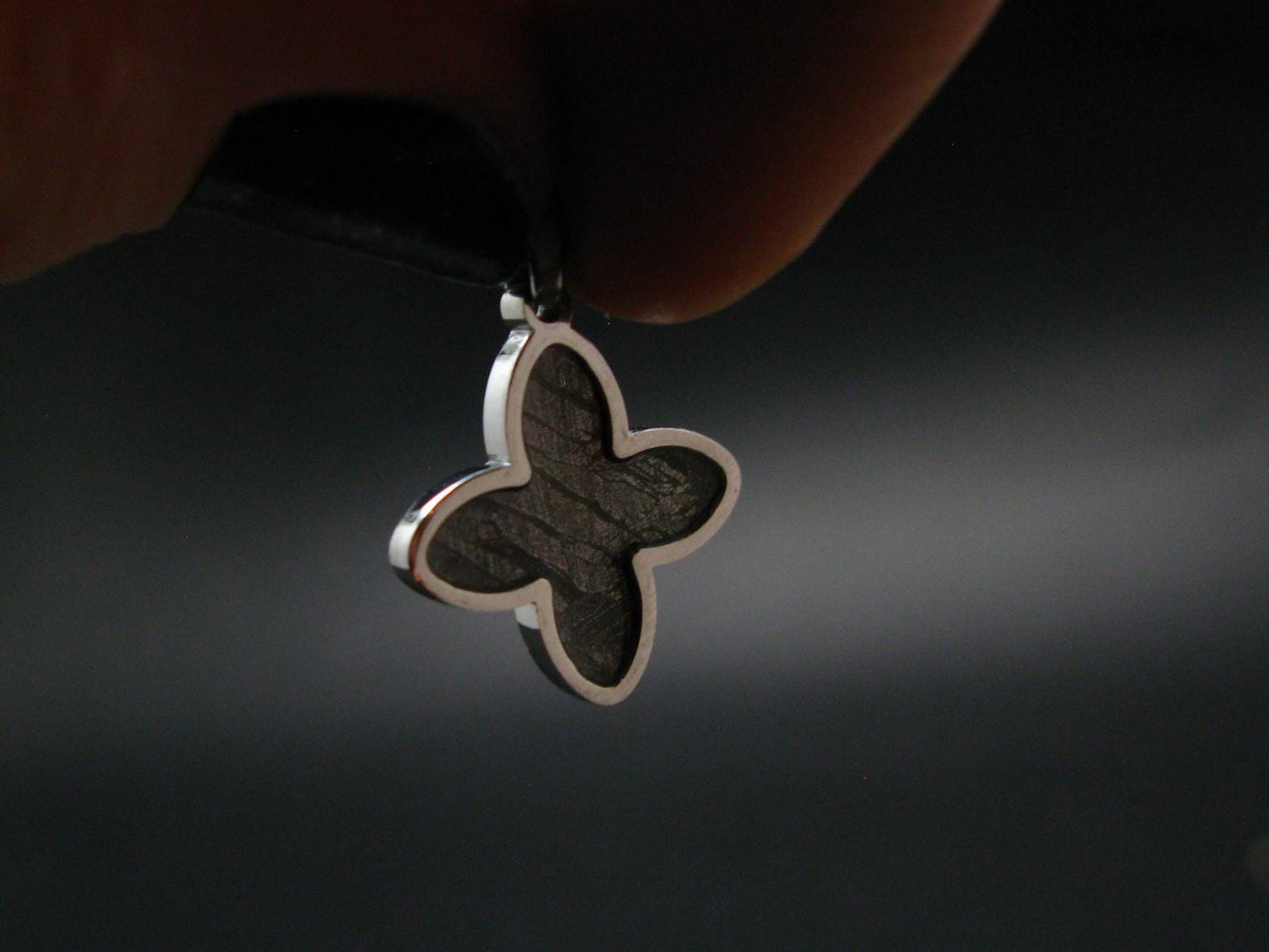 Muonionalusta Meteorite Pendant from Sweden - 0.8" - 1.33 Grams