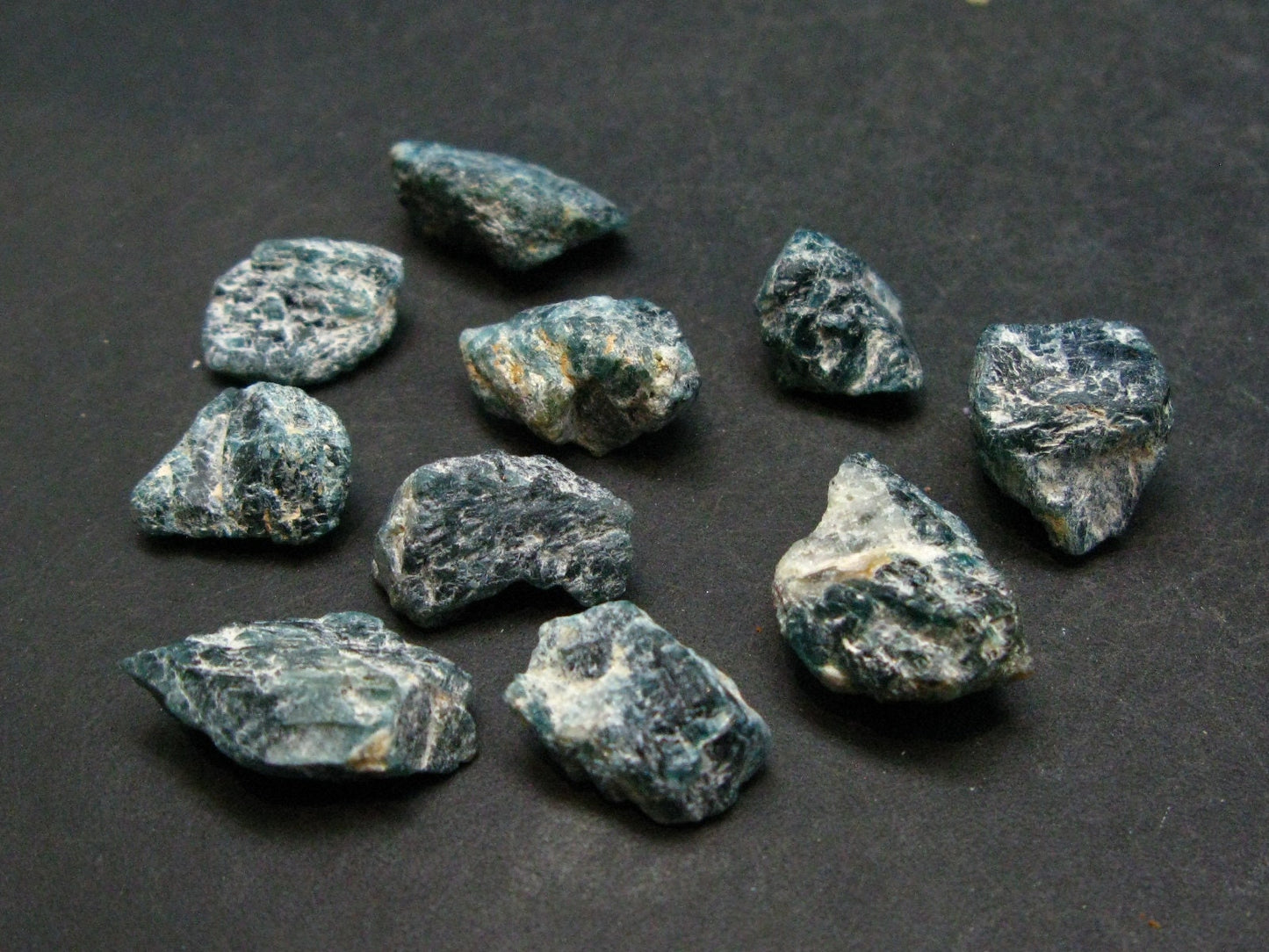 Lot of 10 Extremely Rare Grandidierite Gem Crystal From Madagascar - 100 Carats