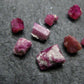 Nice Lot of 10 Bixbite Red Emerald Beryl Crystals From Utah USA - 3.66 Carats