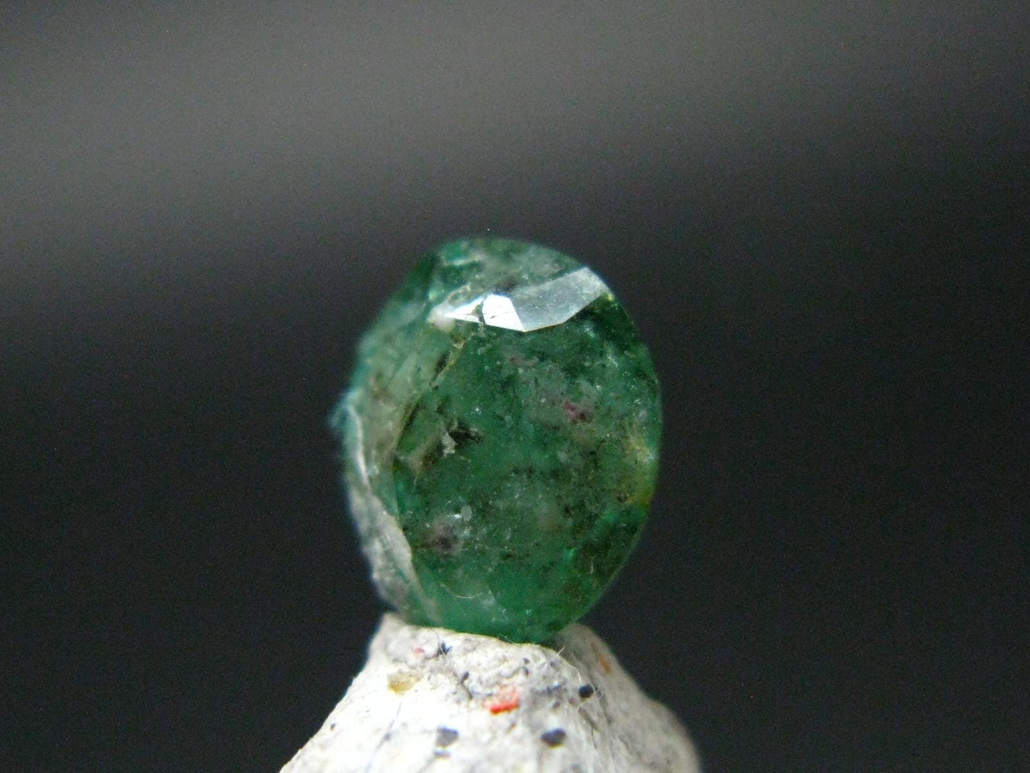 Rare Gem Ludlamite Cut Stone from Bolivia - 0.81 Carats