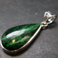 Extremely Rare Natural Maw Sit Sit Crystal Silver Pendant from Myanmar - 1.4" - 5.05 Grams