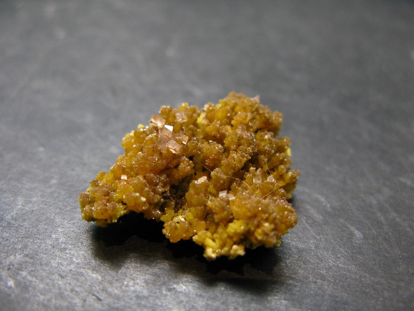 Nice Large Yellow Mimetite Cluster from Mexico - 1.2"