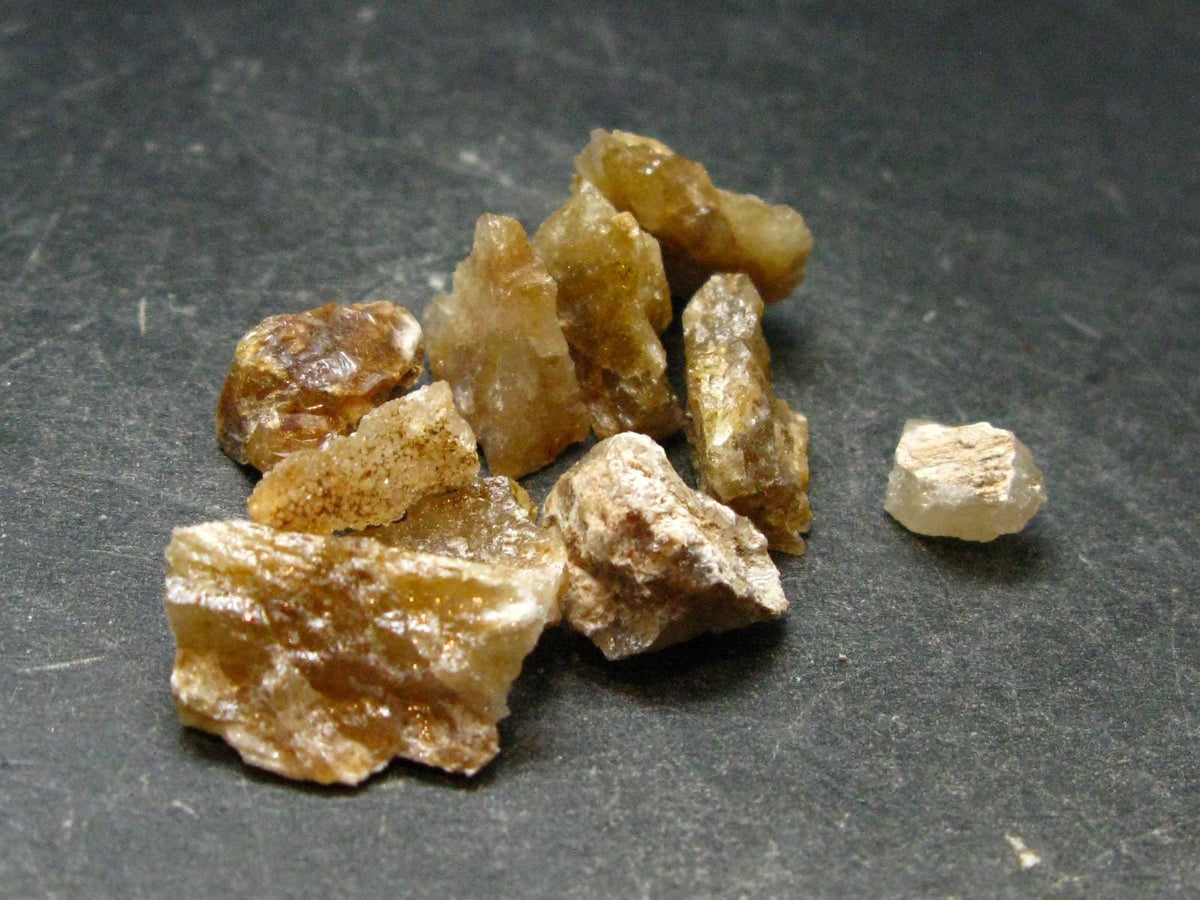 Lot of 10 Herderite Crystals from Brazil - 10.31 Grams