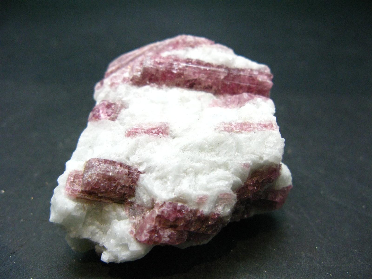 Pink Tourmaline In Quartz Cluster From Brazil - 1.9"