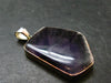 Atomic Trapiche Amethyst Sterling Silver Pendant From Brazil - 1.9" - 15.0 Grams