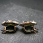 Moldavite Tektite Silver Earrings from Czech Republic - 4.86 Grams