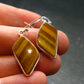 Tiger Eye Earrings - 3.91 Grams