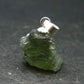 Moldavite Tektite Silver Pendant from Czech Republic - 0.7" - 1.23 Grams