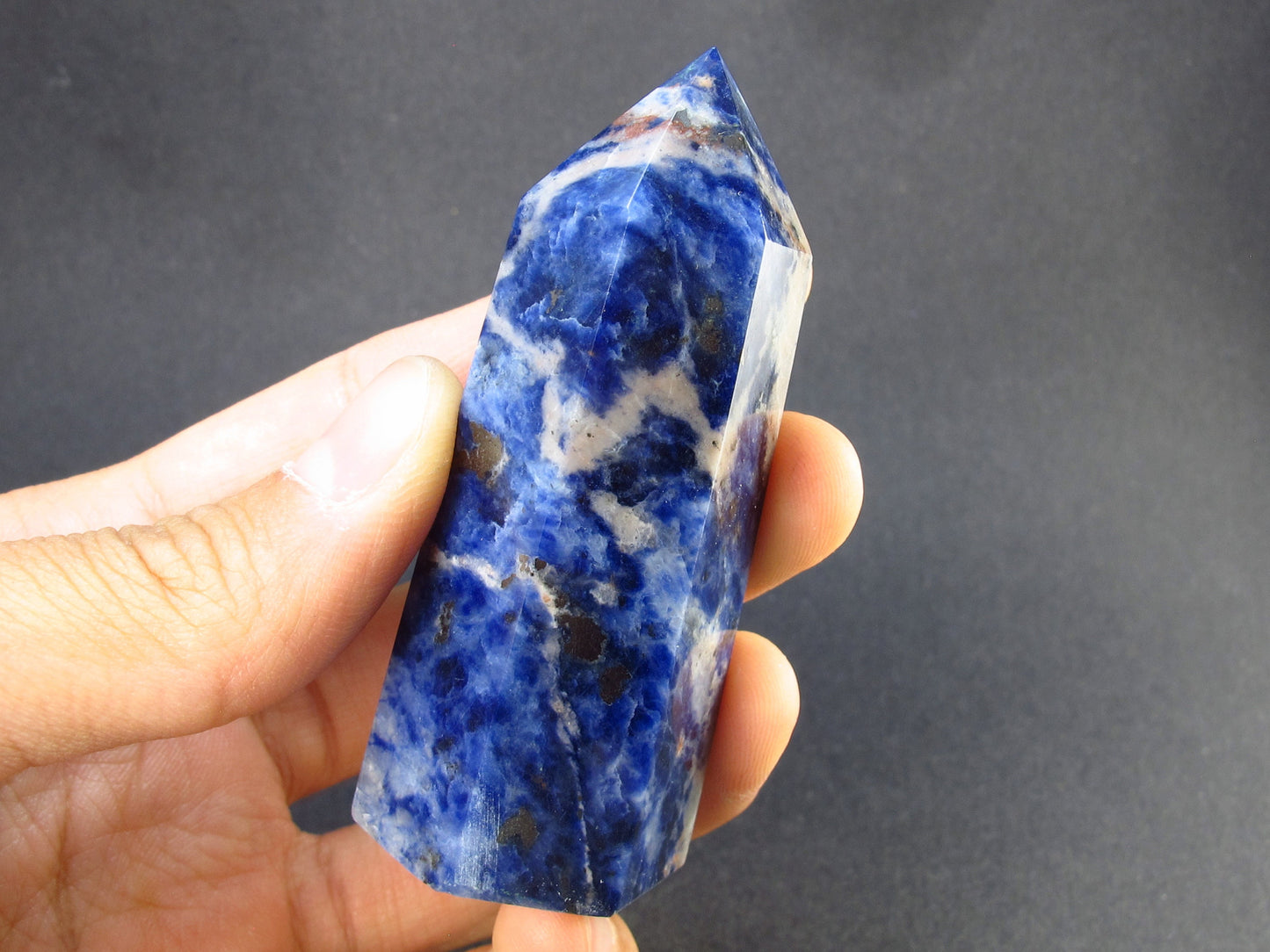 Large Sodalite Obelisk From Canada - 2.8" - 71.7 Grams